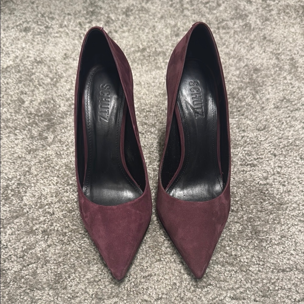 Schutz Women's Burgundy Heels